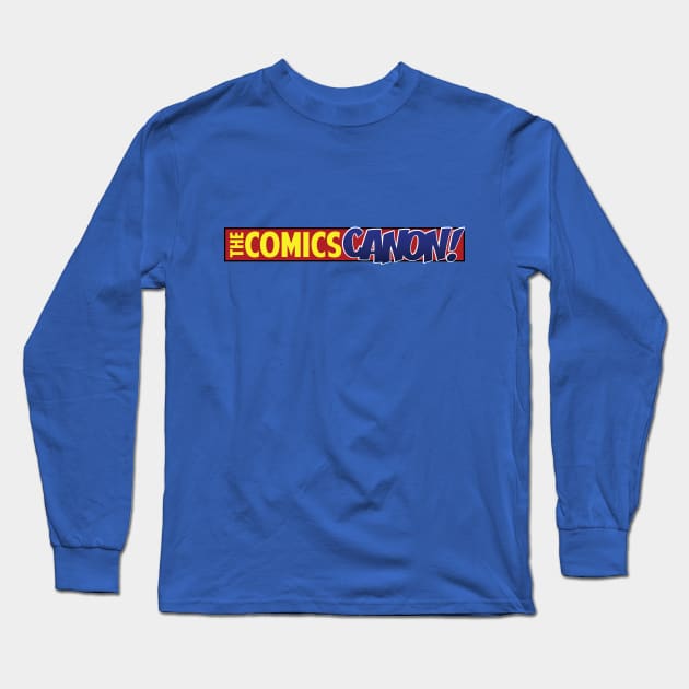 Comics Canon Logo Stripe Long Sleeve T-Shirt by The Comics Canon